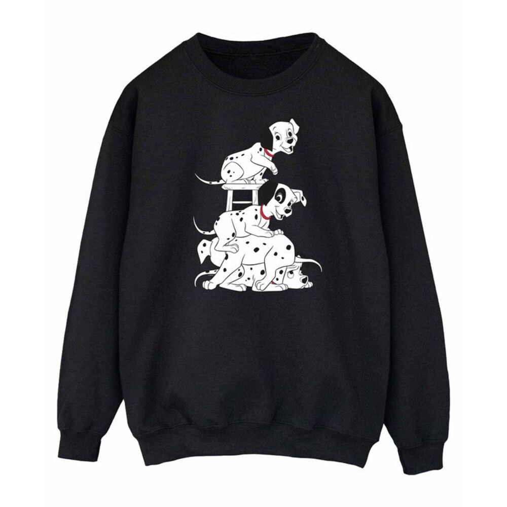 101 Dalmatians Womens/Ladies Chair Sweatshirt / Black